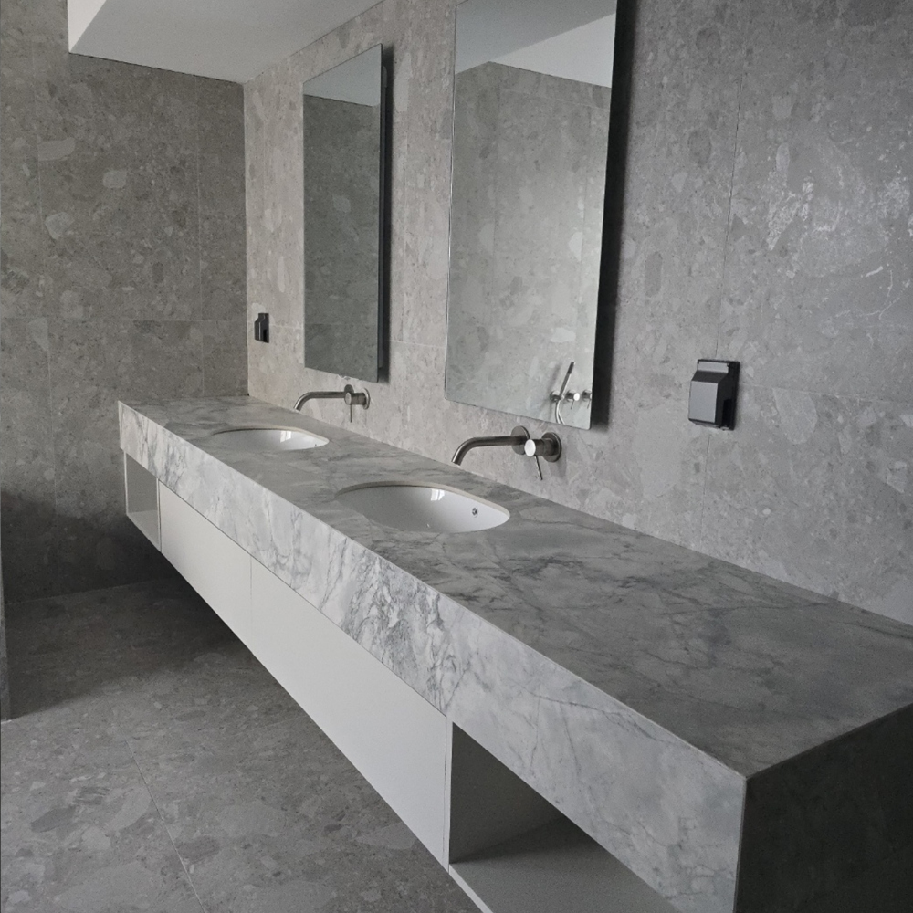 경기광주 화장실 리모델링 고급 마블 타일 화장실