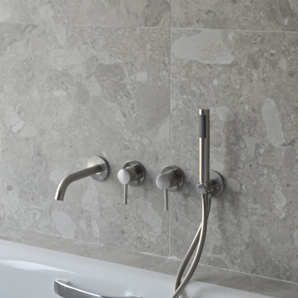 경기광주 화장실 리모델링 화이트 스톤 욕실