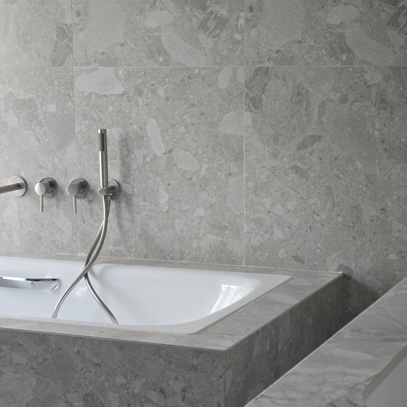 경기광주 화장실 리모델링 틈새 선반 매립 시공