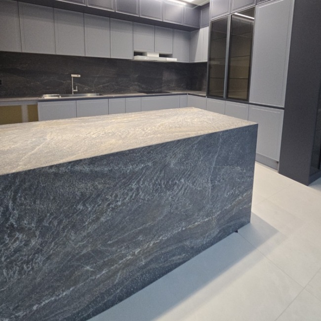 경기광주 욕실공사 대리석 아일랜드